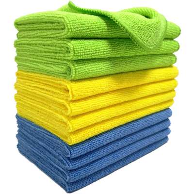 12x16 in Super Soft Absorbent Microfiber Cleaning Cloth for House Car Glass Kitchen