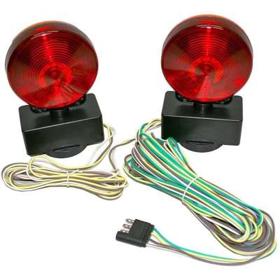 Magnetic Towing Light Kit Dual Sided for RV, Boat, Trailer